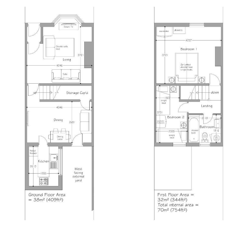 Dene View By Horizon Stays Дарлингтън Екстериор снимка
